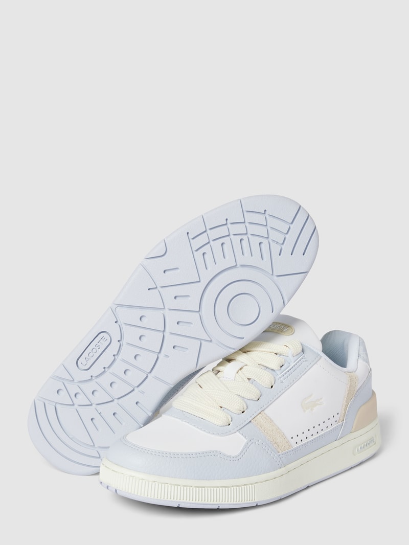 Sneaker mit tonalem Besatz Modell 'T-CLIP' in violett