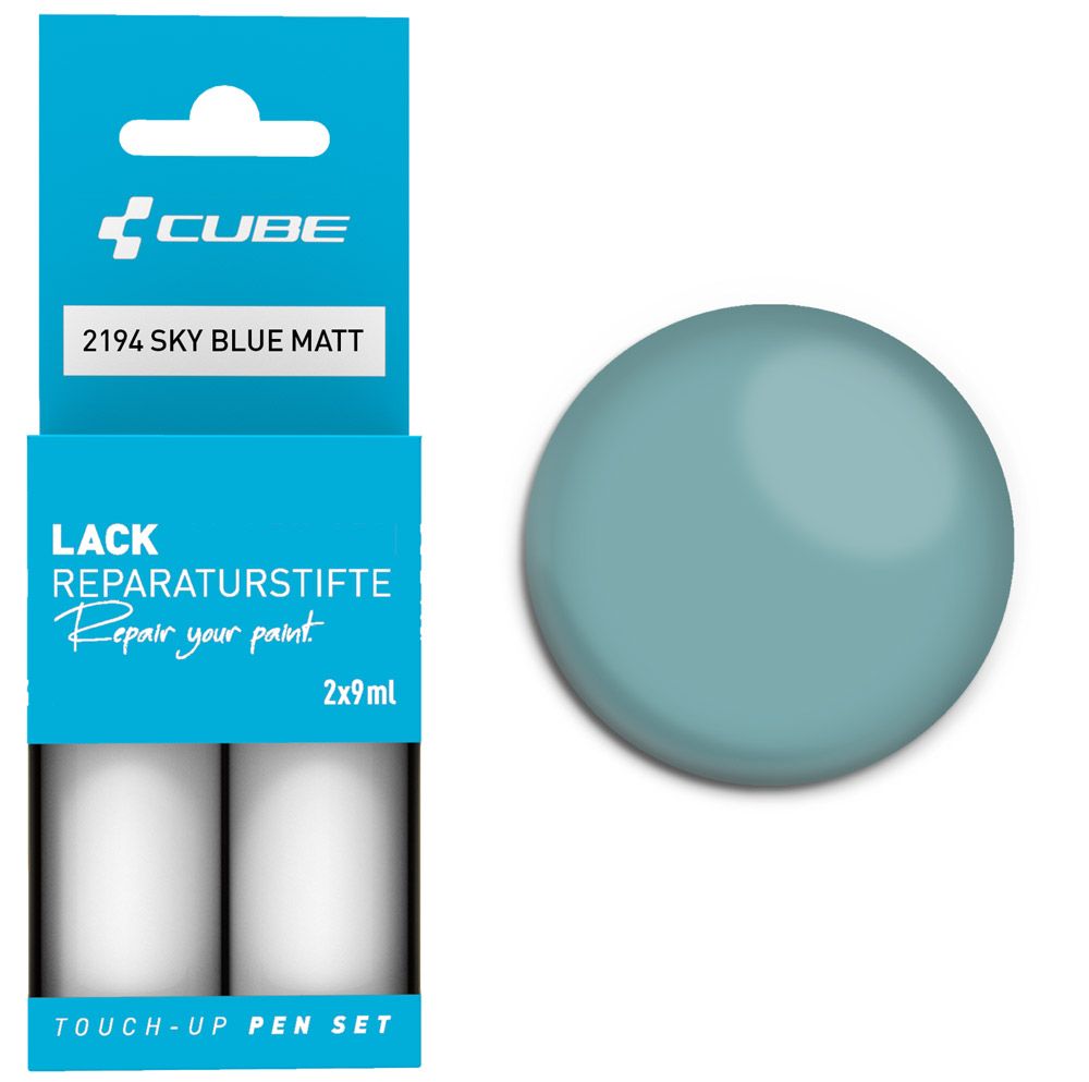Cube Lackreparaturstift Set SKY BLUE matt kaufen | Bike-Discount