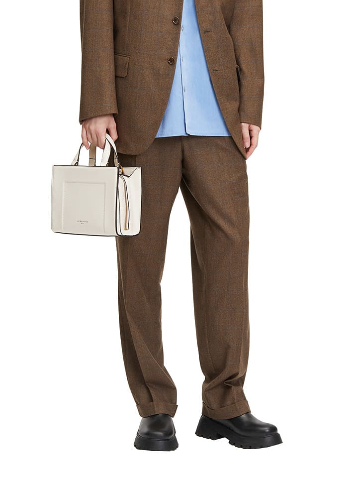 LIEBESKIND BERLIN Leder-Henkeltasche in Creme - (B)24 x (H)17,5 x (T)9,5 cm günstig kaufen onesize