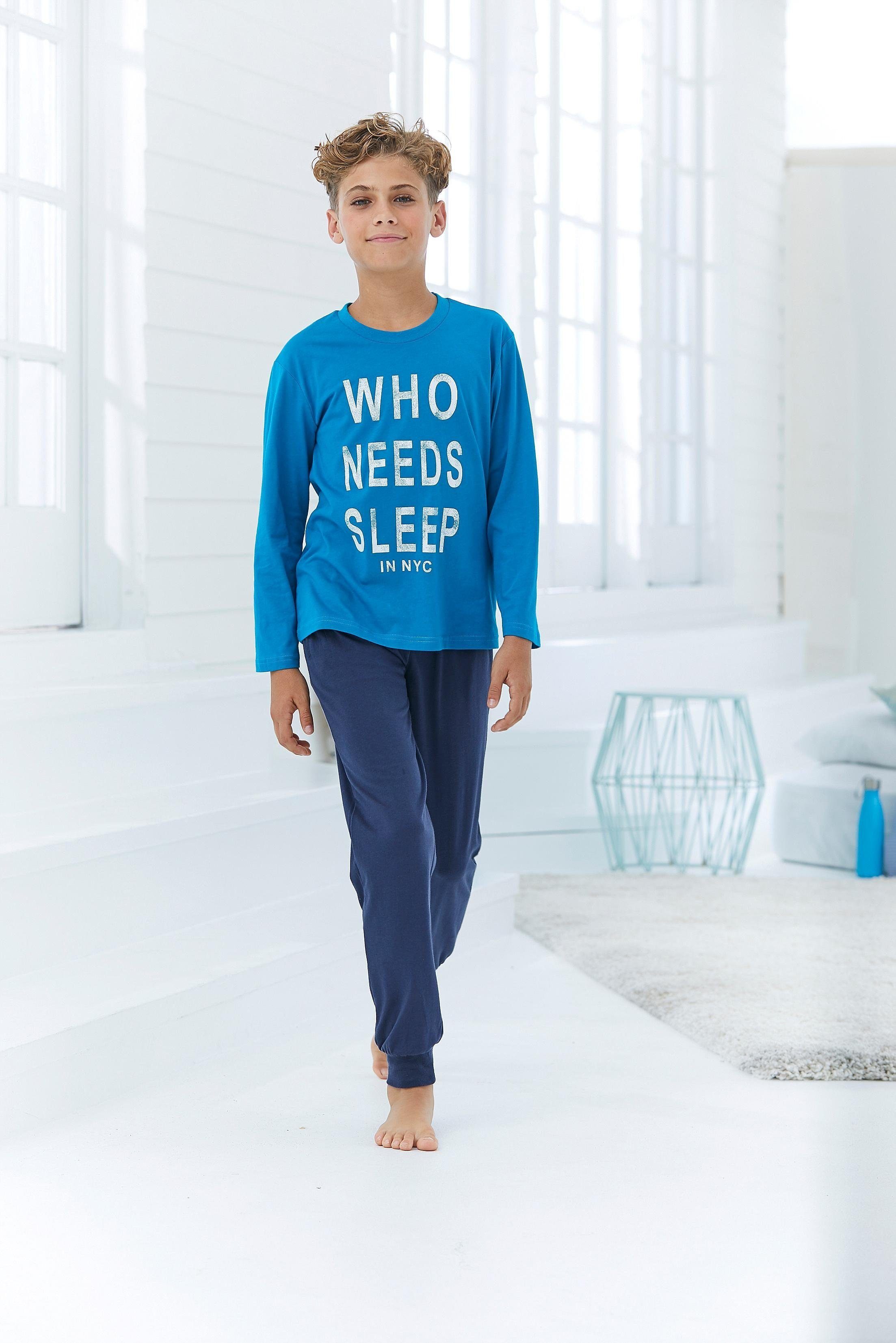 AUTHENTIC LE JOGGER Pyjama (2 tlg., 1 Stück) 