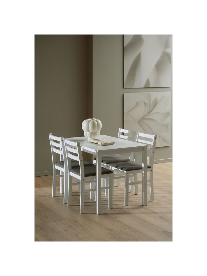 ebuy24 Essgruppe Alicante Weiß 110 x 70 cm günstig kaufen onesize