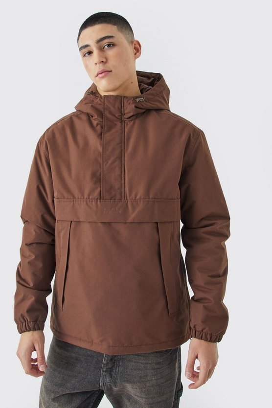 Man Parka mit Kapuze