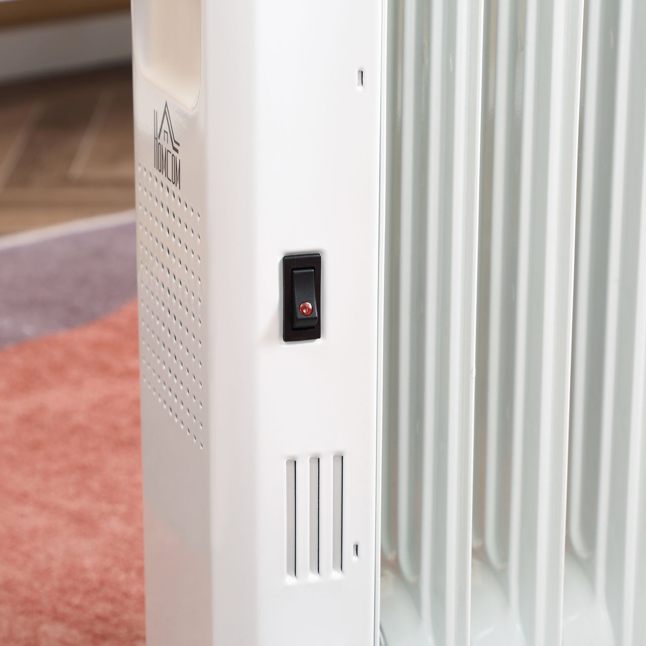 HOMCOM Ölradiator tragbar elektrisch Heizkörper 1830-2180W 11 Heizplatten
