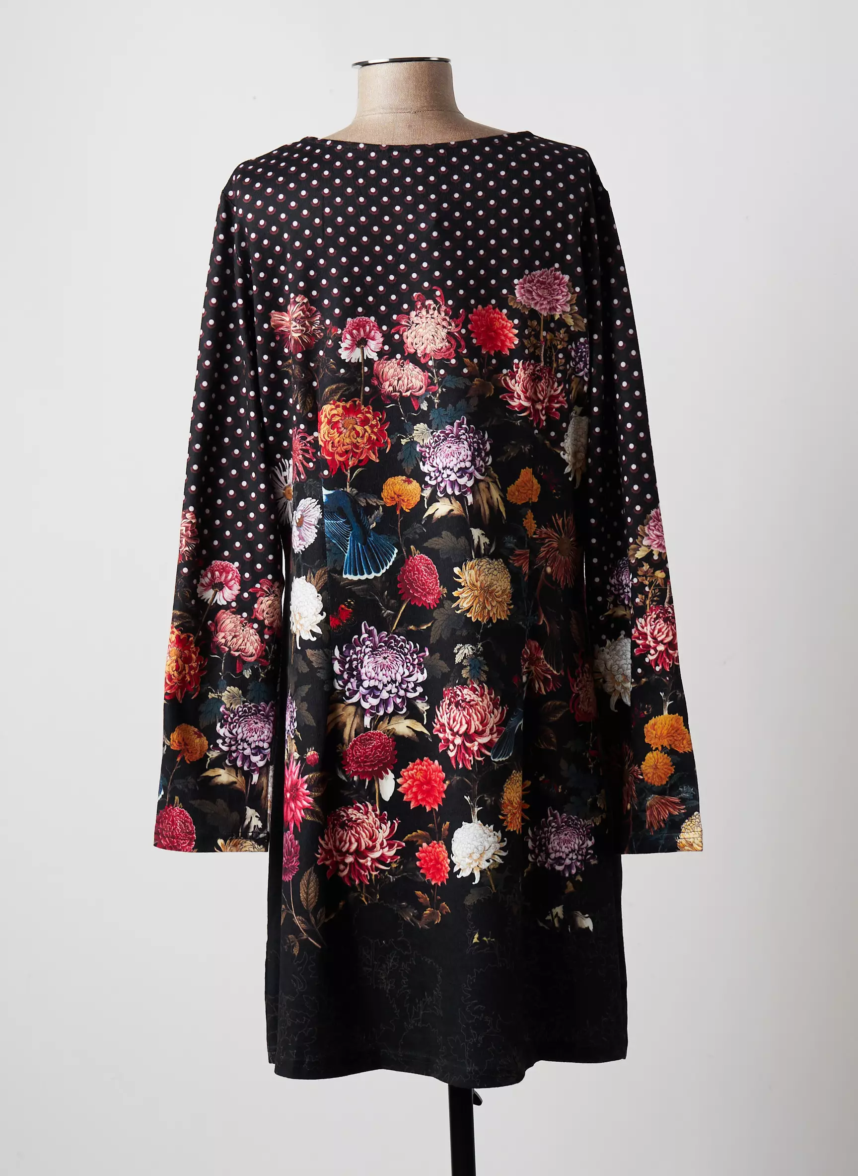 Multiples Robes Mi Longues Femme couleur noir