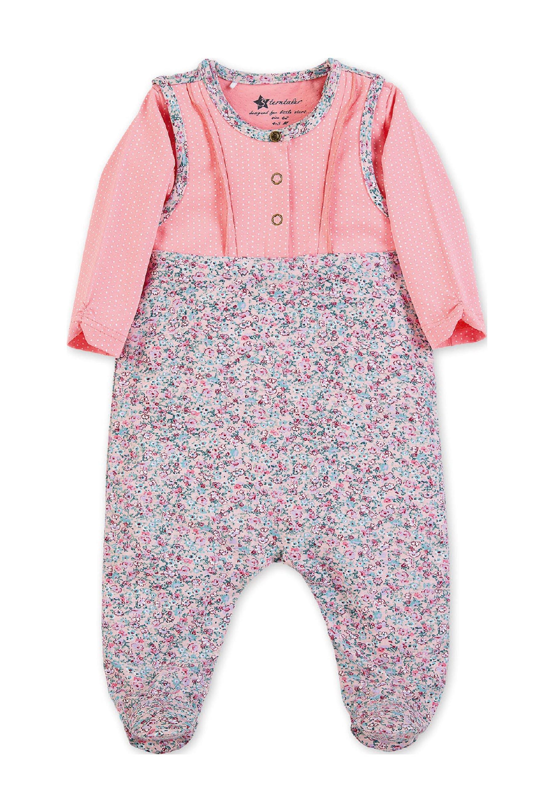 Strampler-Set Jersey Maus Mabel in Rosa