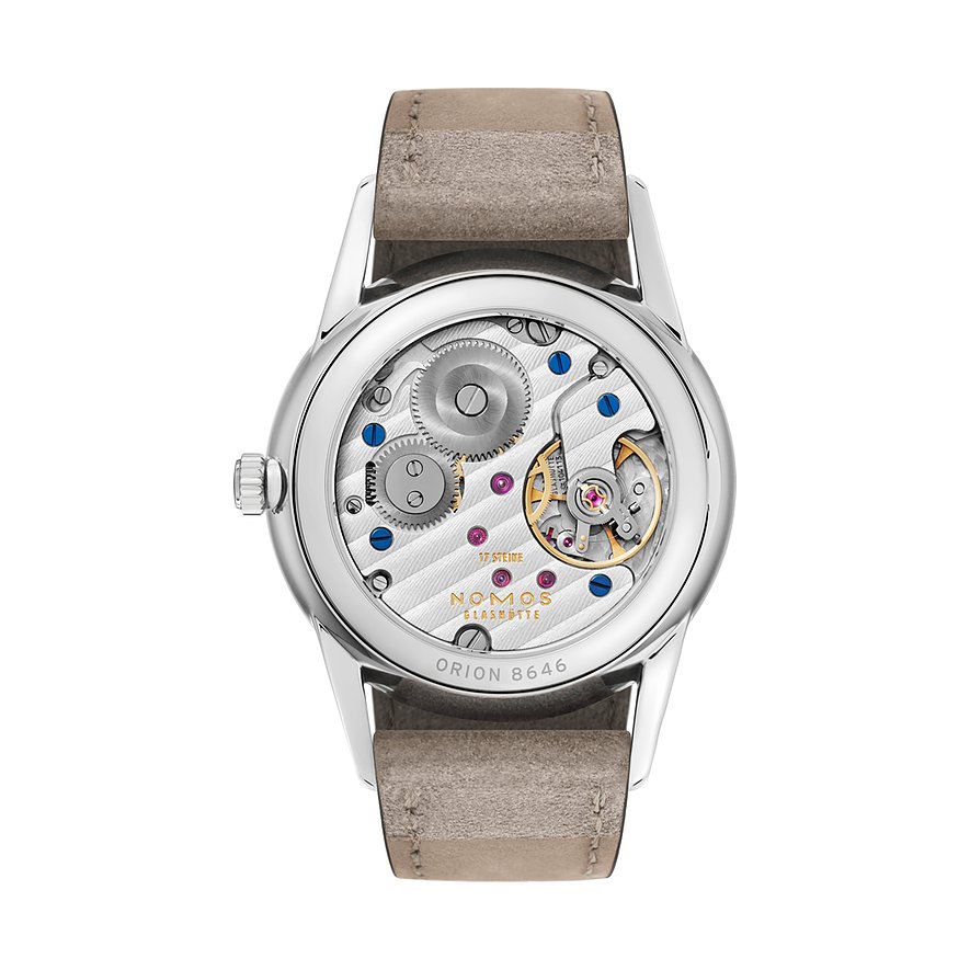 Nomos Glashütte Damenuhr Orion 33 rosè