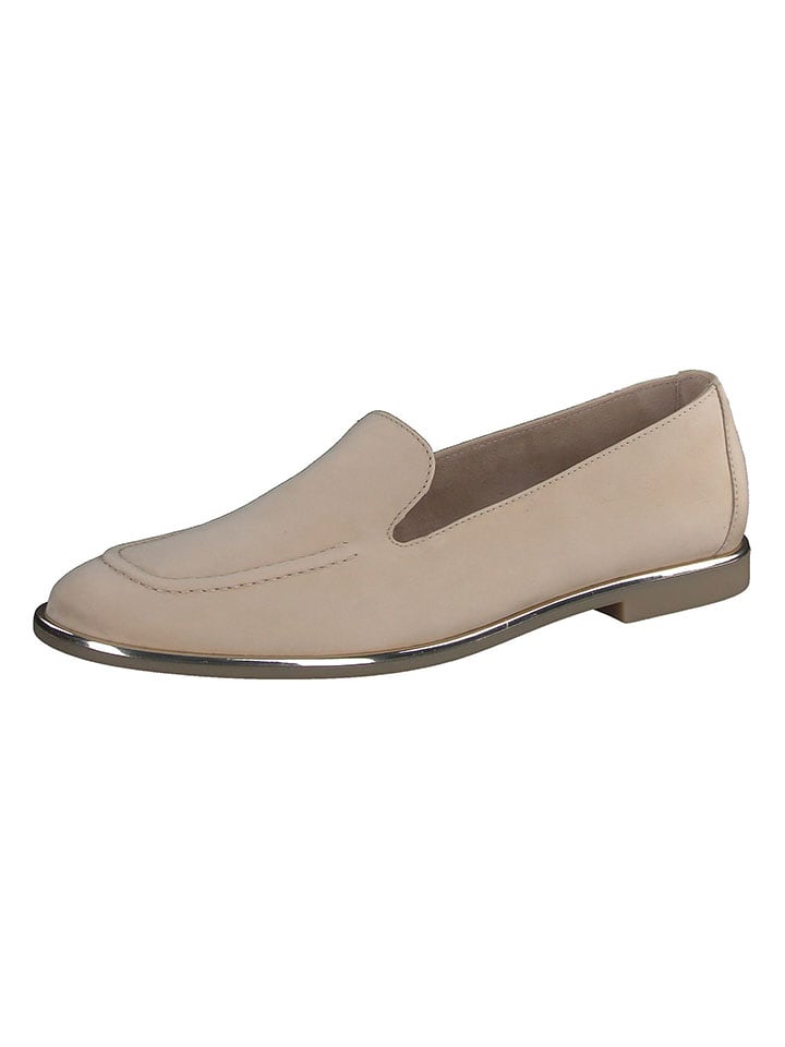 Paul Green Leder-Mokassins in Beige günstig kaufen