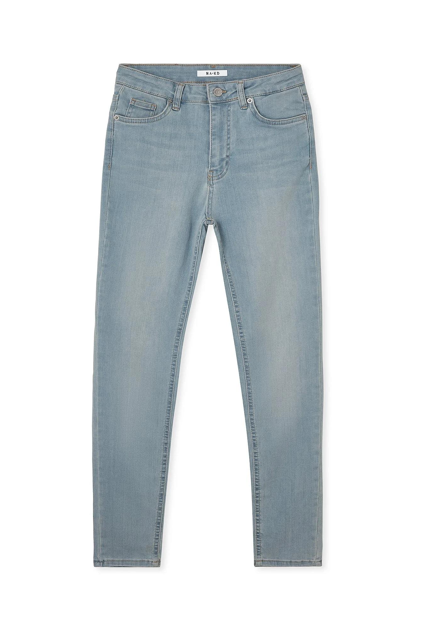Skinny-Jeans mit Stretchanteil und hoher Taille