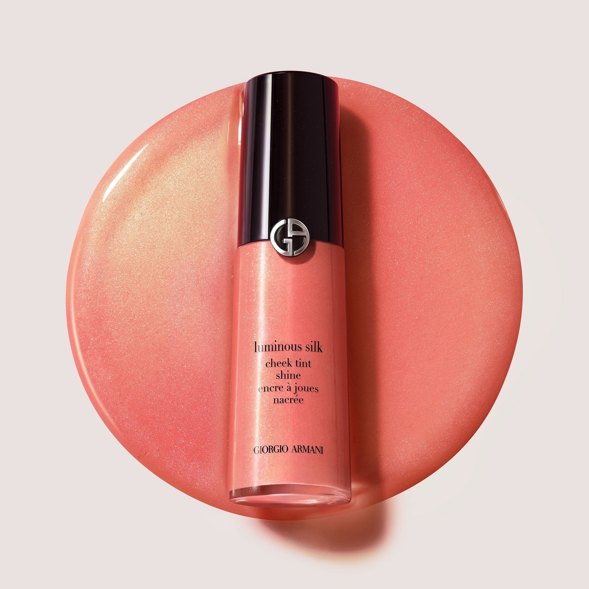 Face Luminous Silk Cheek Tint Shine - kremowy róż