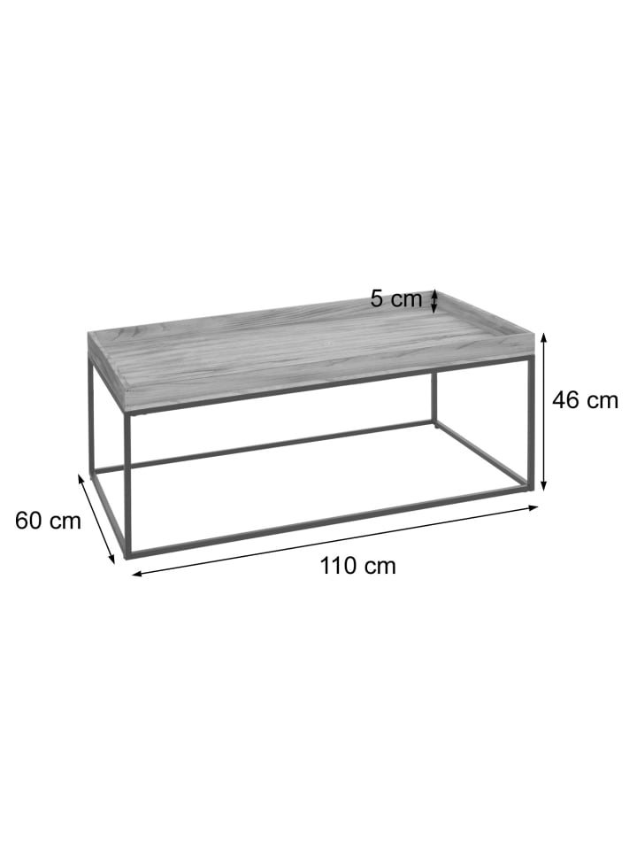 MCW Couchtisch K71, Dunkelgrau günstig kaufen onesize