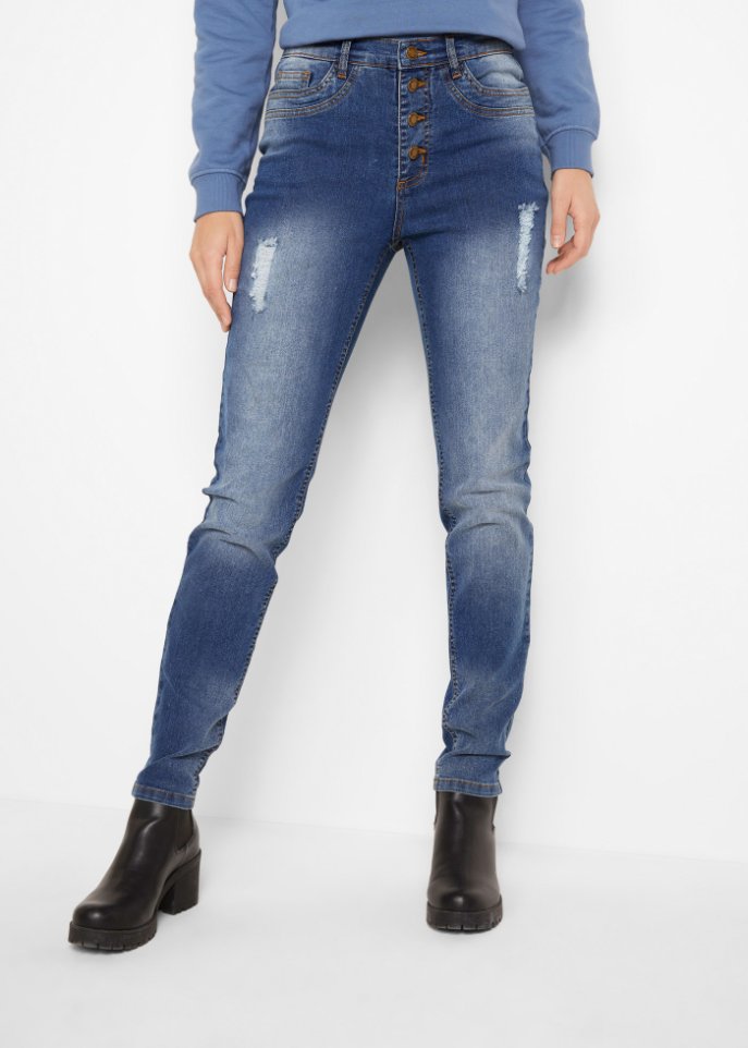 Stretch-Jeans, Skinny, High Waist