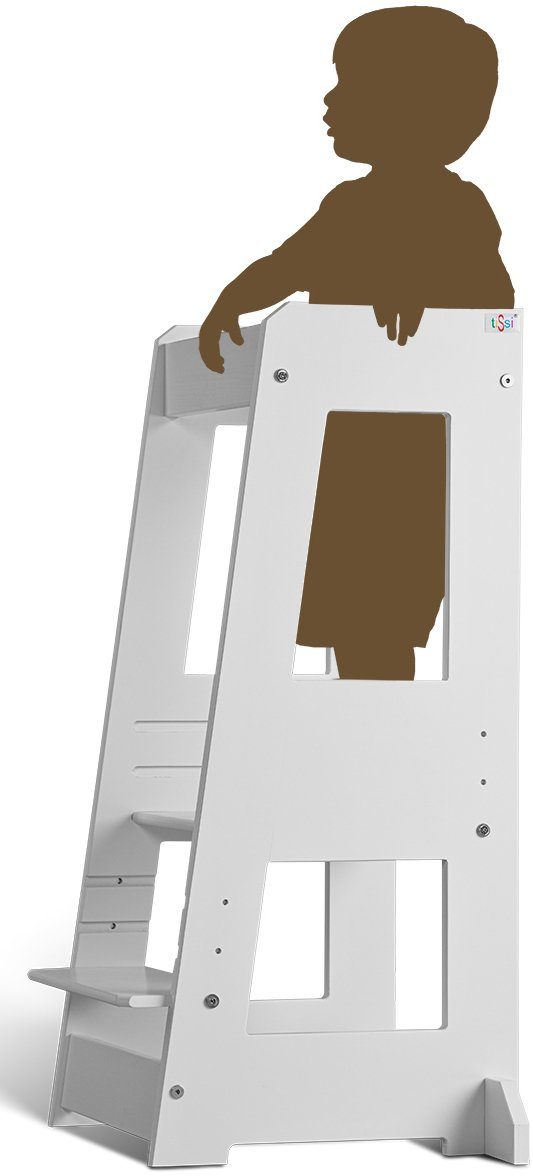 tiSsi® Stehhilfe Lernturm Felix, weiß, Made in Europe