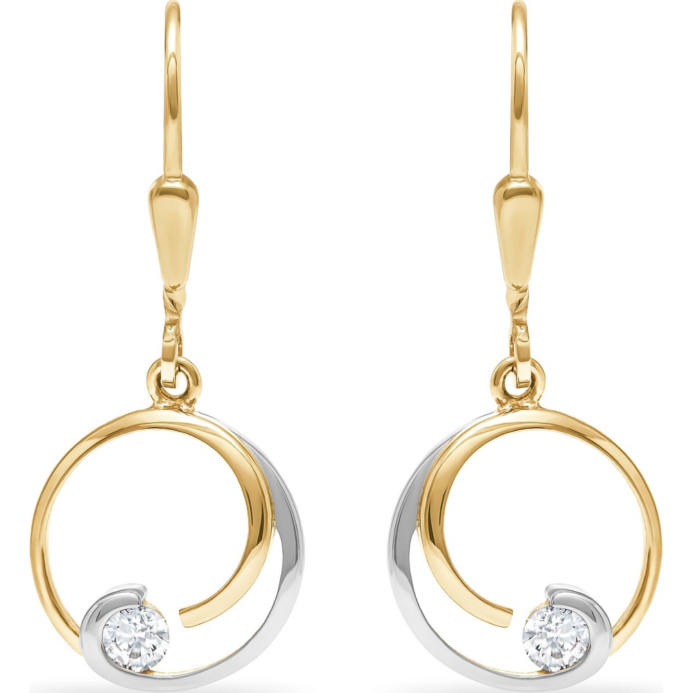 FAVS Boucles d'oreilles 375 Or jaune Boucles d'oreilles