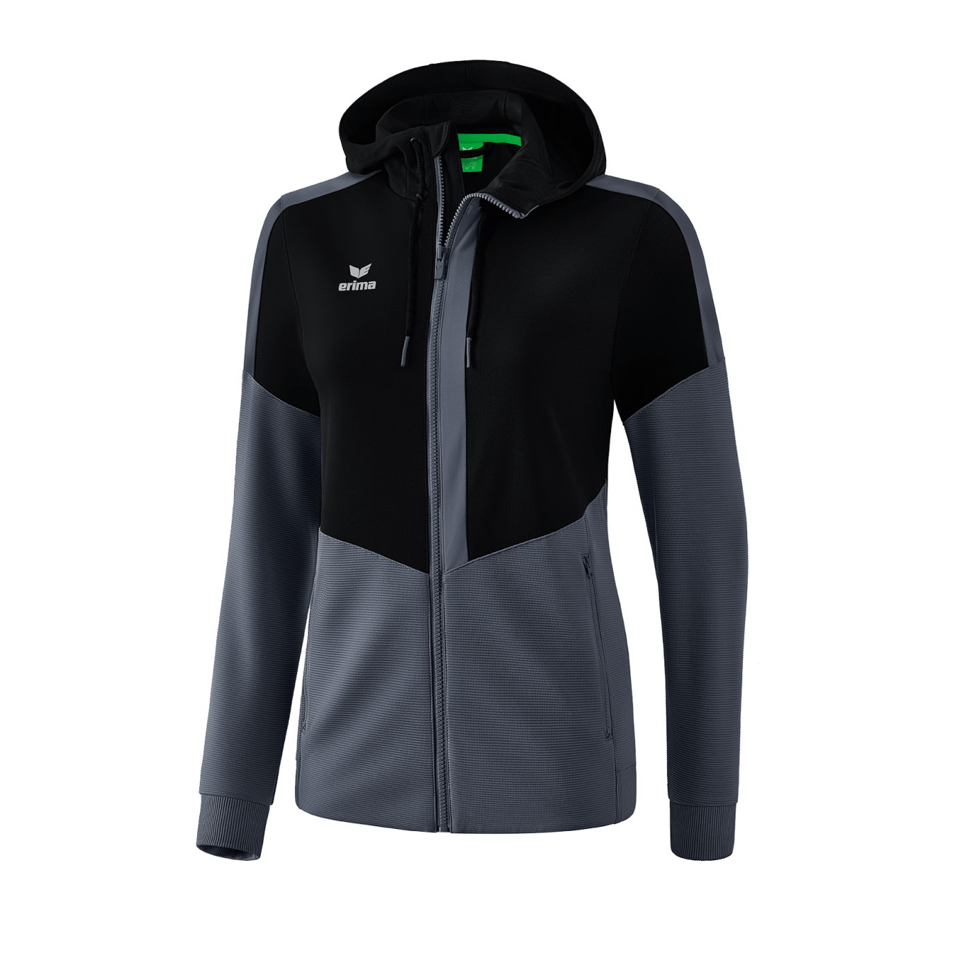 Erima Squad Kapuzen-Trainingsjacke Damen Schwarz