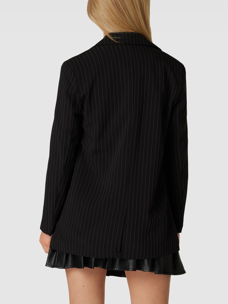 Blazer mit Streifenmuster Modell 'KIYA' in schwarz
