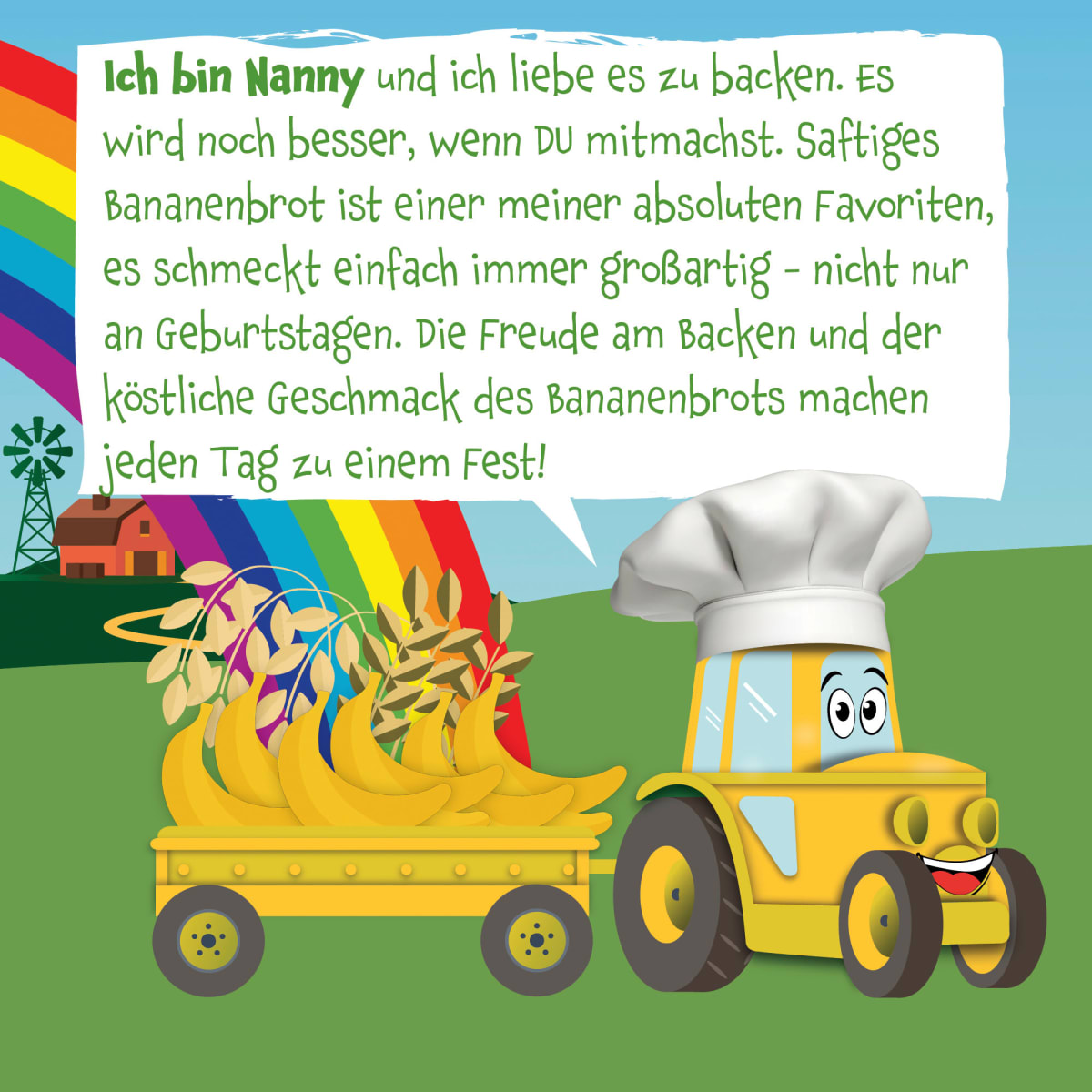 Backmischung Bananenbrot Hafer & Dinkel, ab 3 Jahren, 350 g