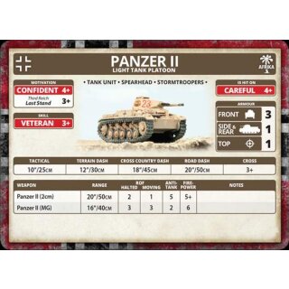 Afrika Korps Panzer II Light Tank Platoon (5)