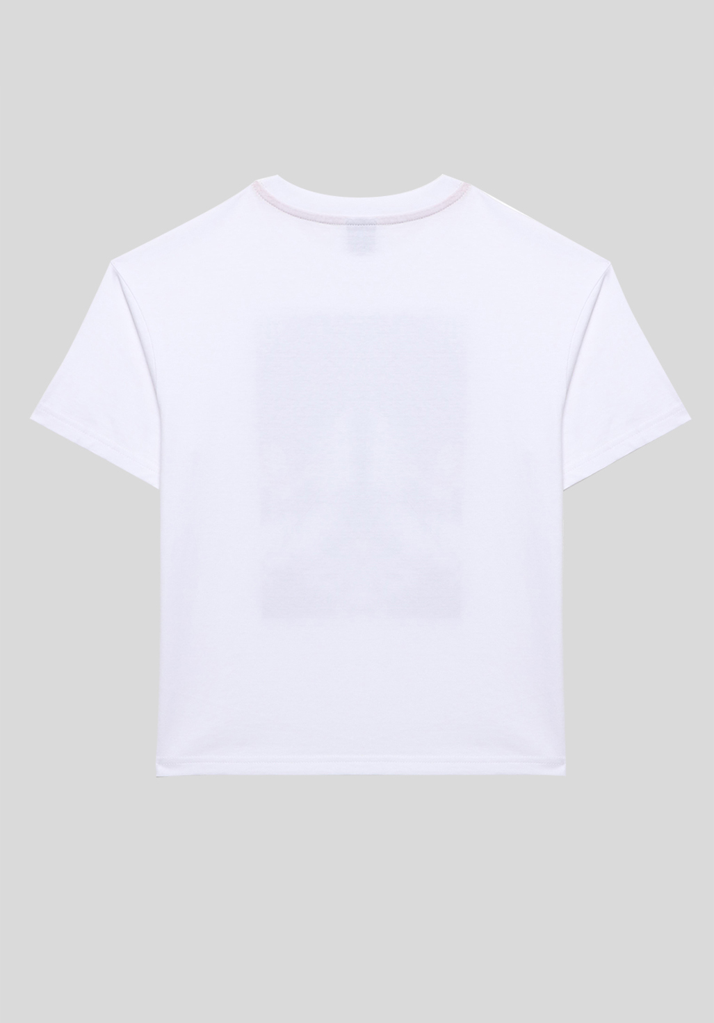 OGGY   T-shirt blanc Garçon 100% coton
