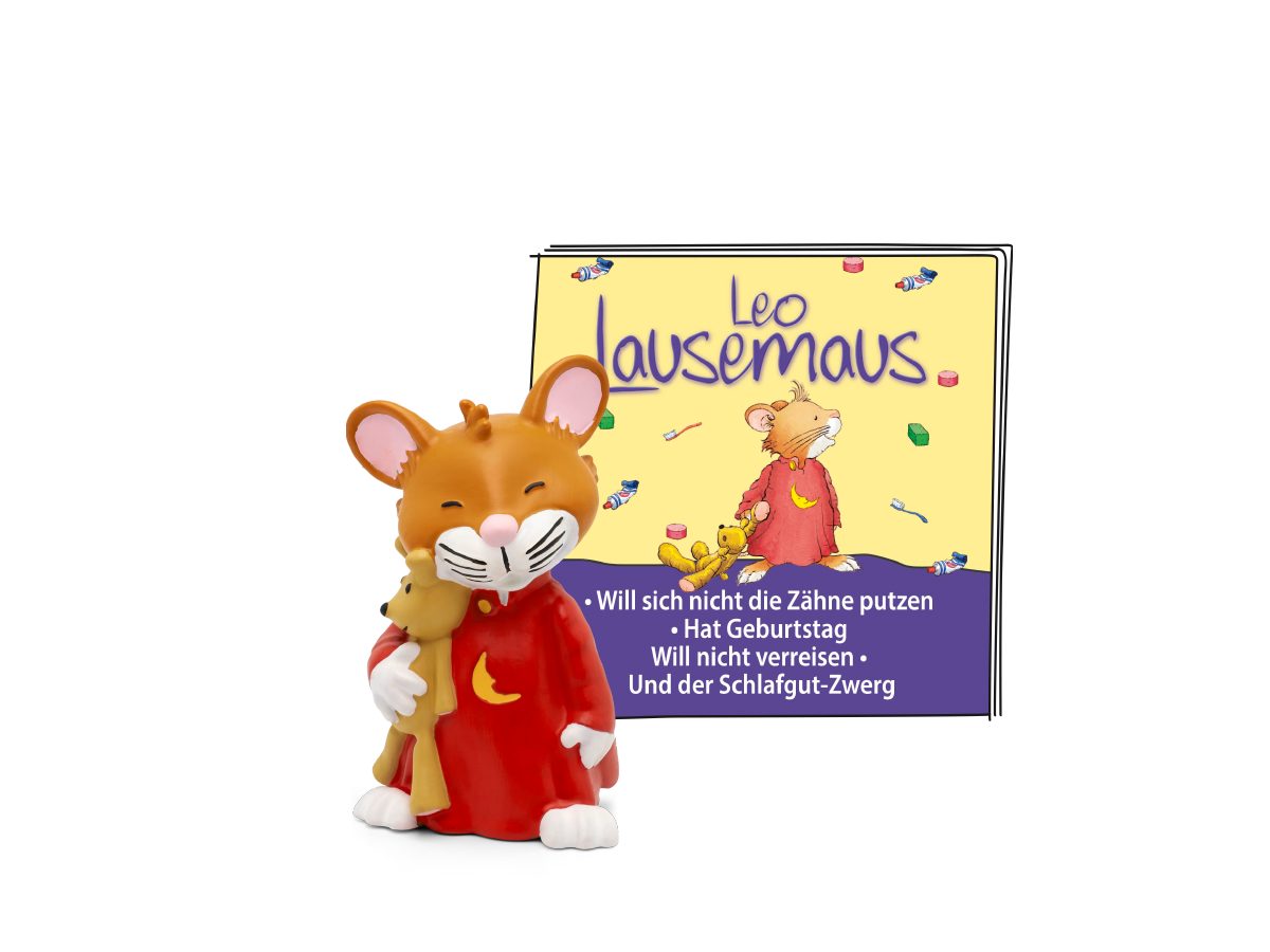 tonies Hörspielfigur Leo Lausemaus - Das Original-Hörspiel zu den Büchern 3, Ab 3 Jahren