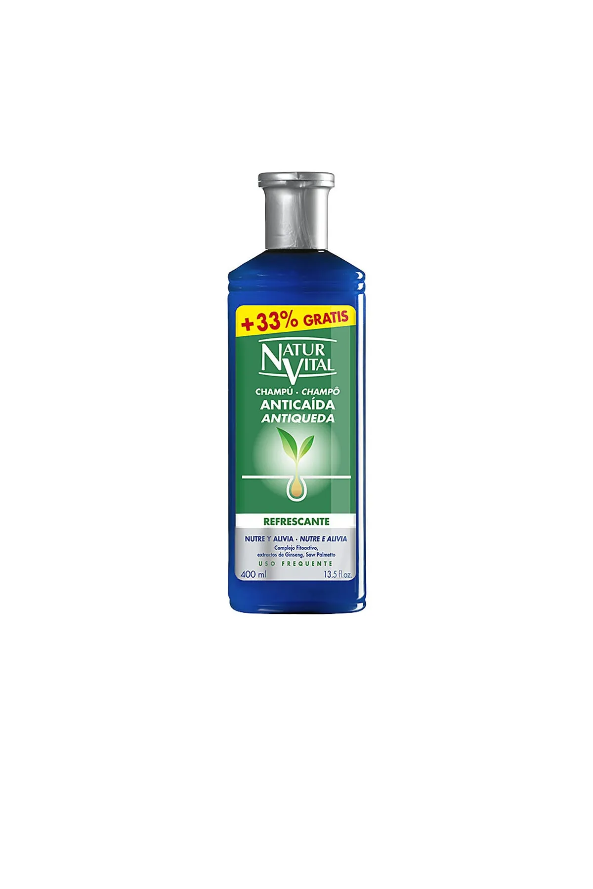 Natur Vital  Erfrischendes Anti-Haarausfall-Shampoo 300 + Natur Vital 100 ml