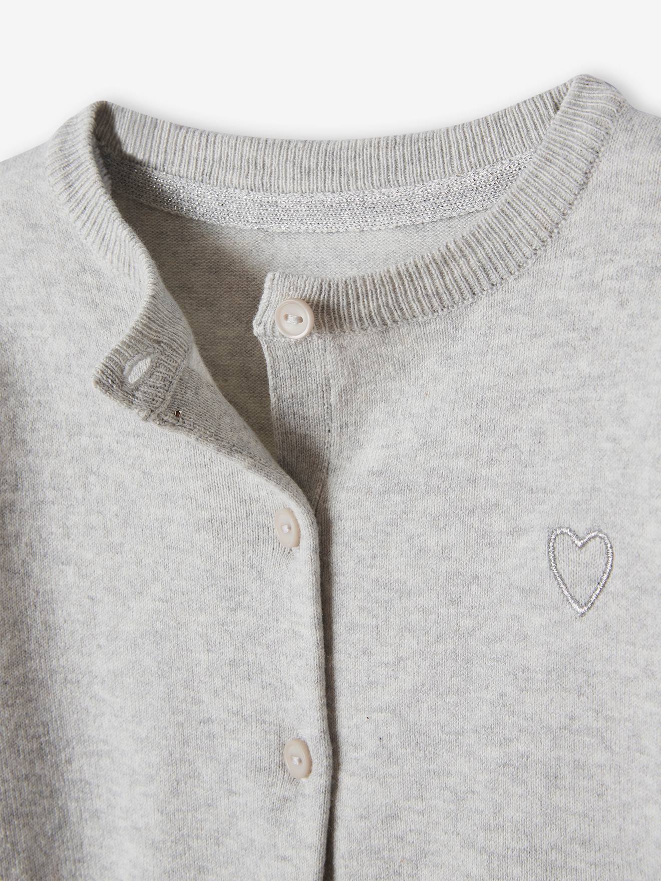 Gilet Basics personnalisable fille bleu glacier