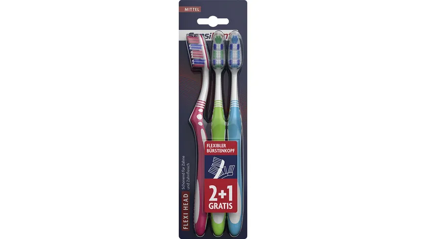 SensiDent Zahnbürste Flexi Head 2+1