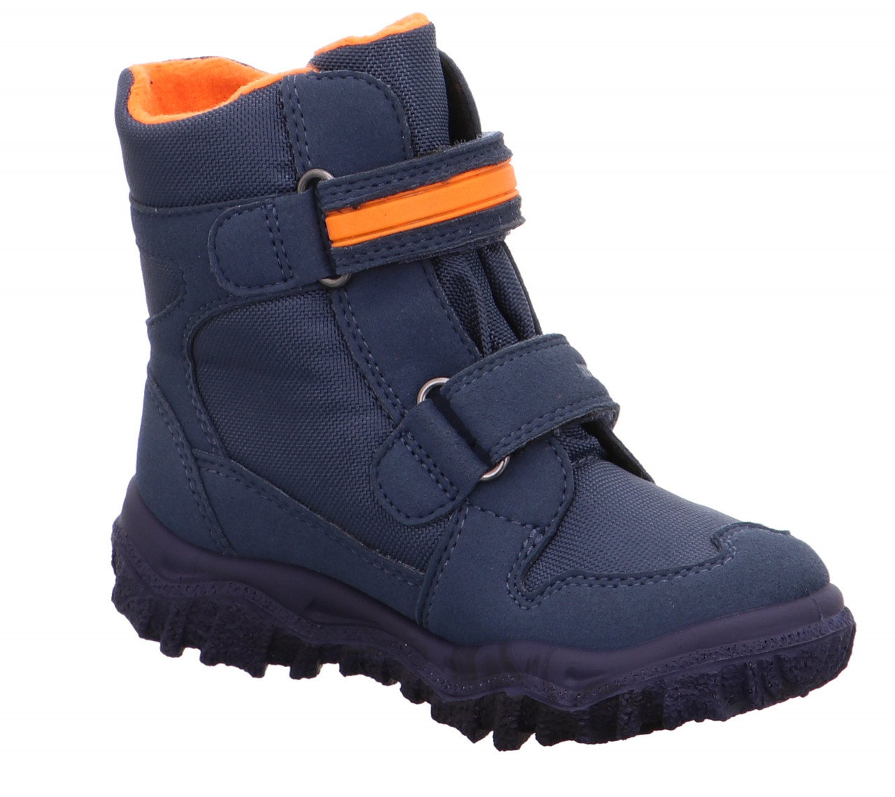 HUSKY - Blau/Orange Boots mit Klettverschluss