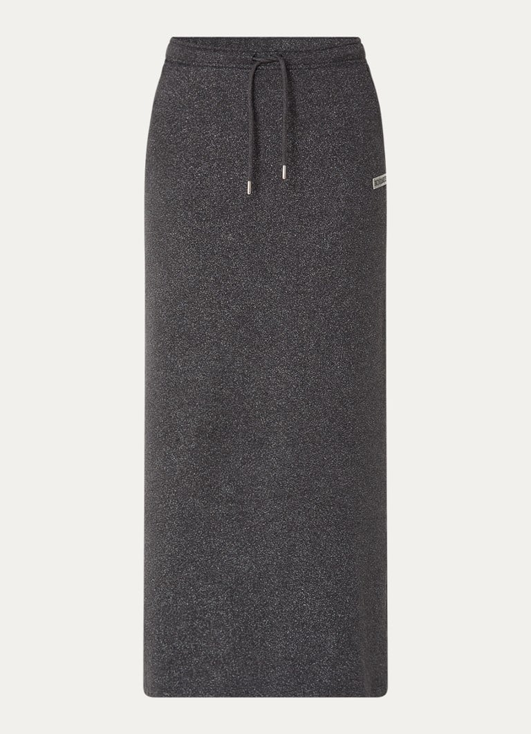 Fustă lungă 10-DAY cu lurex și crăpătură
