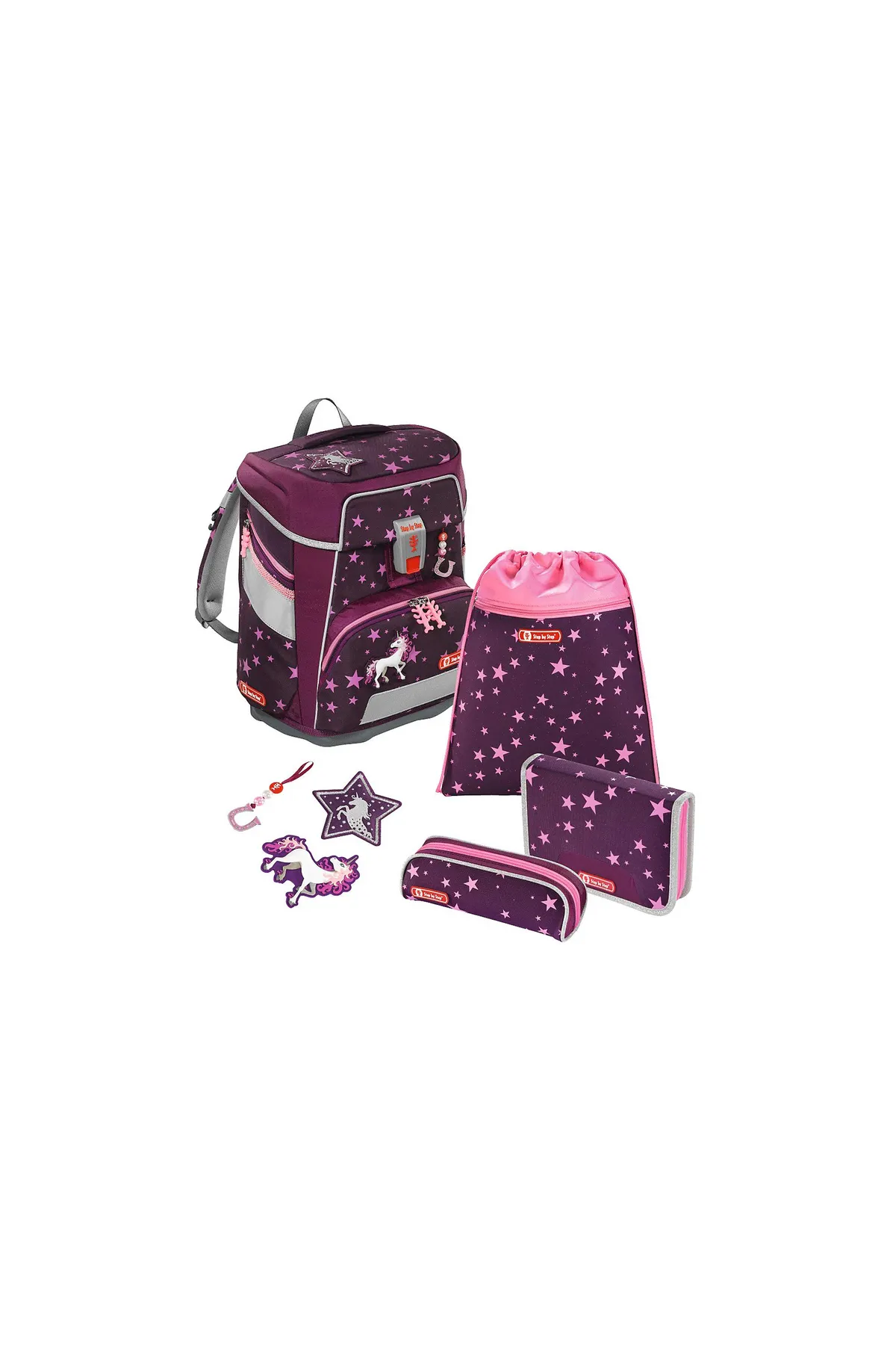 Step By Step  Rucksack - Lila - Unifarben
