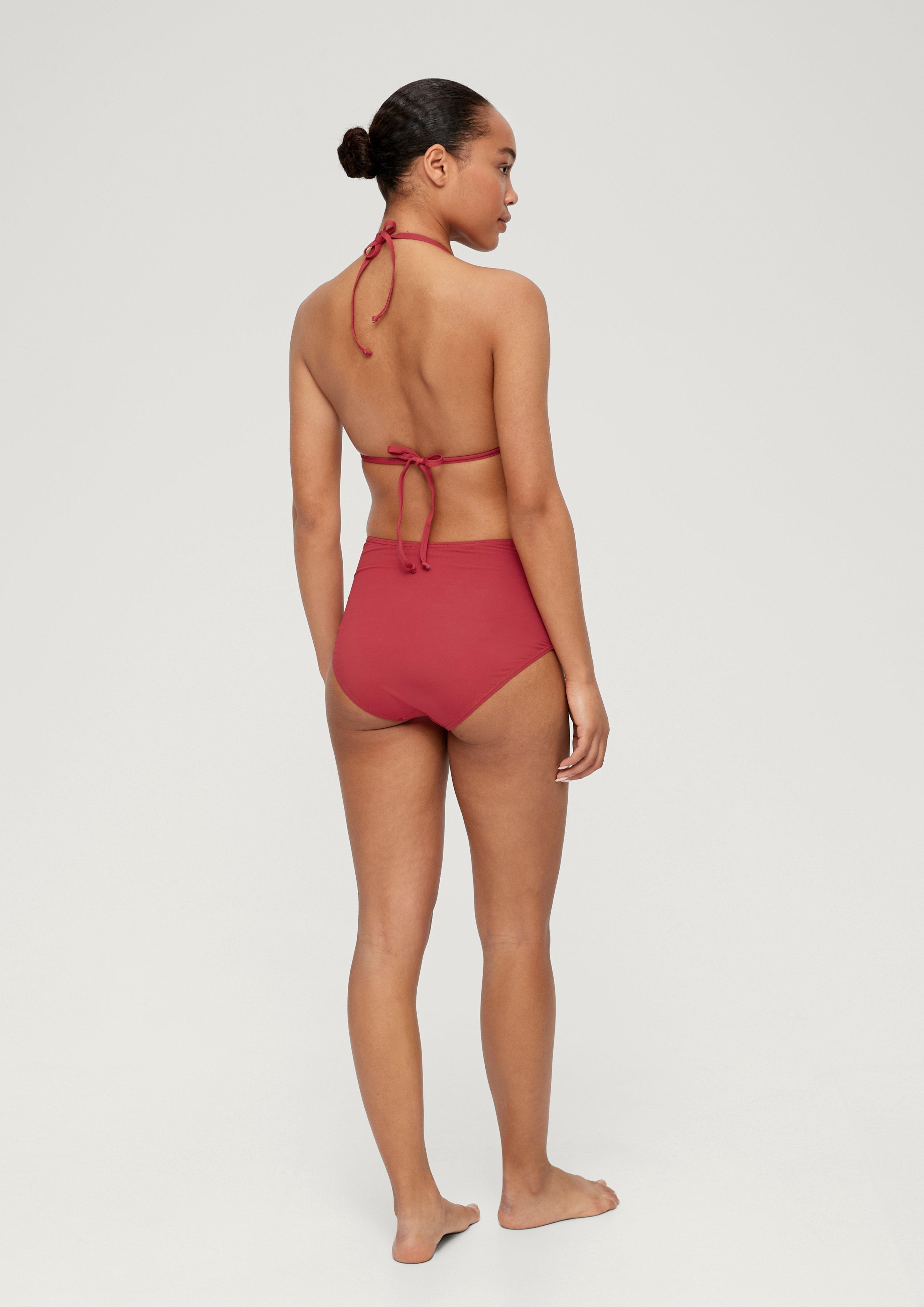 High Waist-Bikinihose mit Lochstickerei  6008705-3400