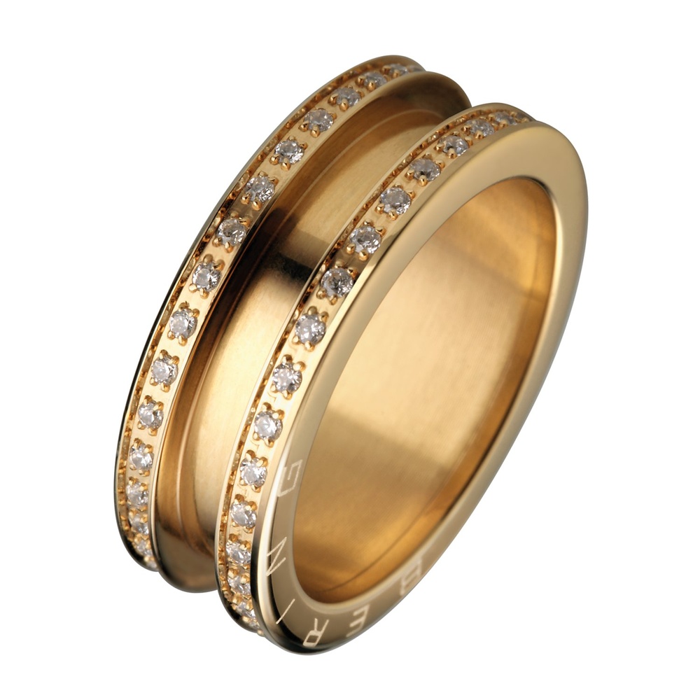 Bering Bague en acier inoxydable Acier inoxydable or Bague