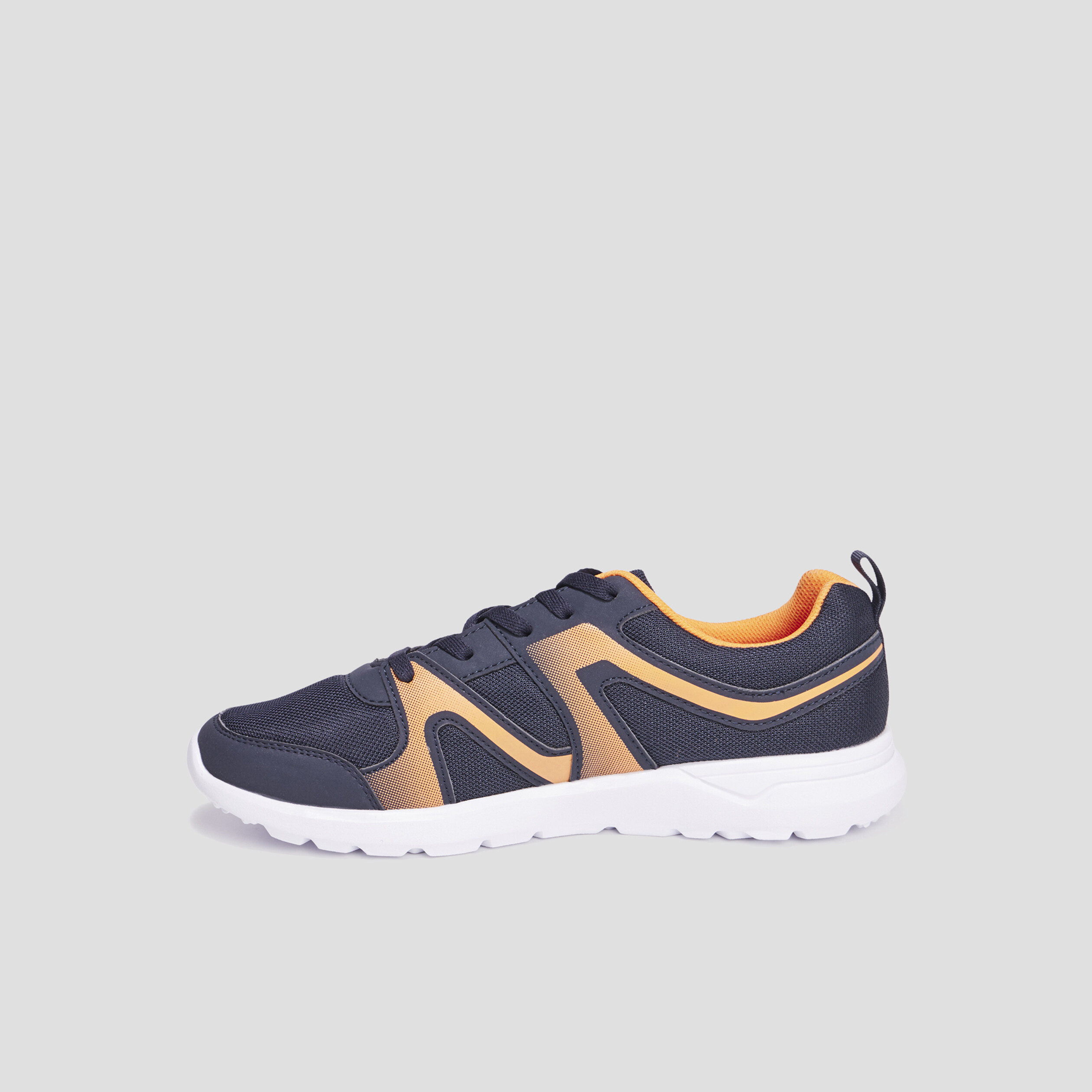 Baskets running à lacets Rexited bleu marine homme | La Halle