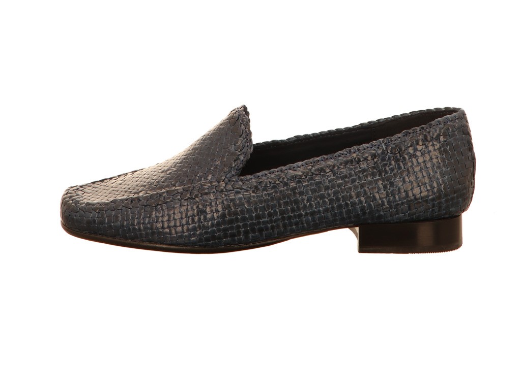 SIOUX Klassische Slipper blau Cordera