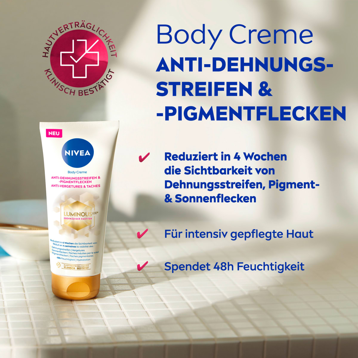 Bodycreme Luminous Anti-Dehnungsstreifen, 200 ml