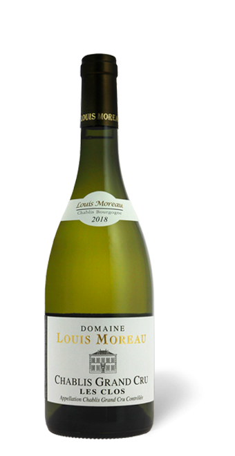 Bourgogne Domaine Louis Moreau Les Clos Chablis Grand Cru  2018  75 cl - Blanc