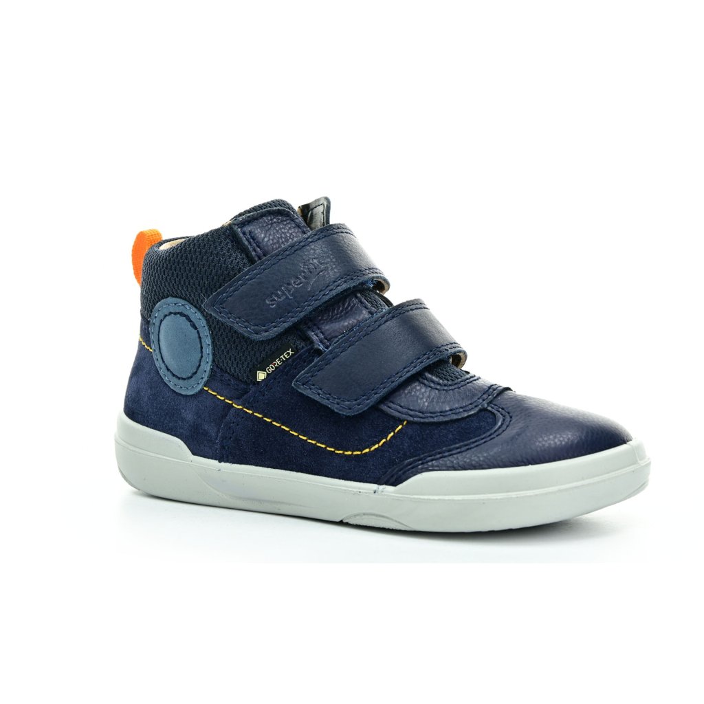 Superfit Superfree Nappa Blau/Hellblau Barfußstiefeletten