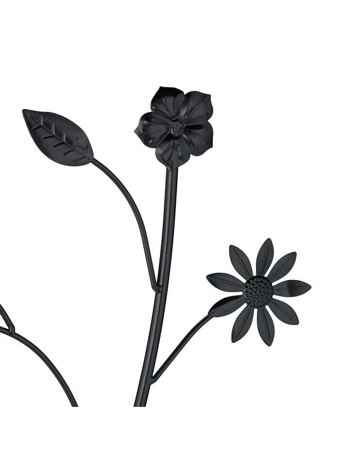 relaxdays Rankhilfe in Schwarz - (B)34 x (H)110 x (T)1 cm günstig kaufen onesize
