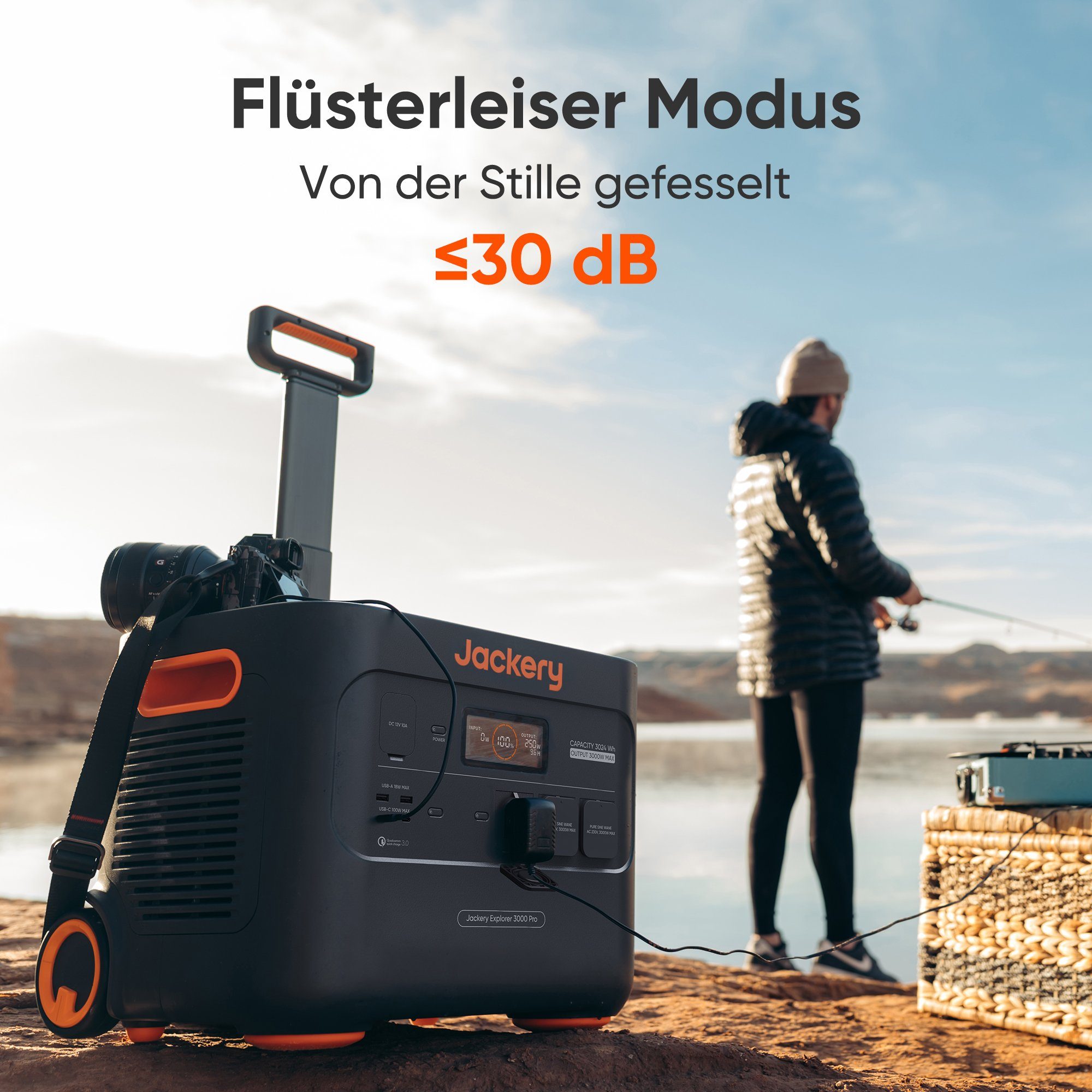 Jackery Stromgenerator Explorer 3000 Pro Tragbare Powerstation 3024Wh, 3,00 in kW, (1-tlg)