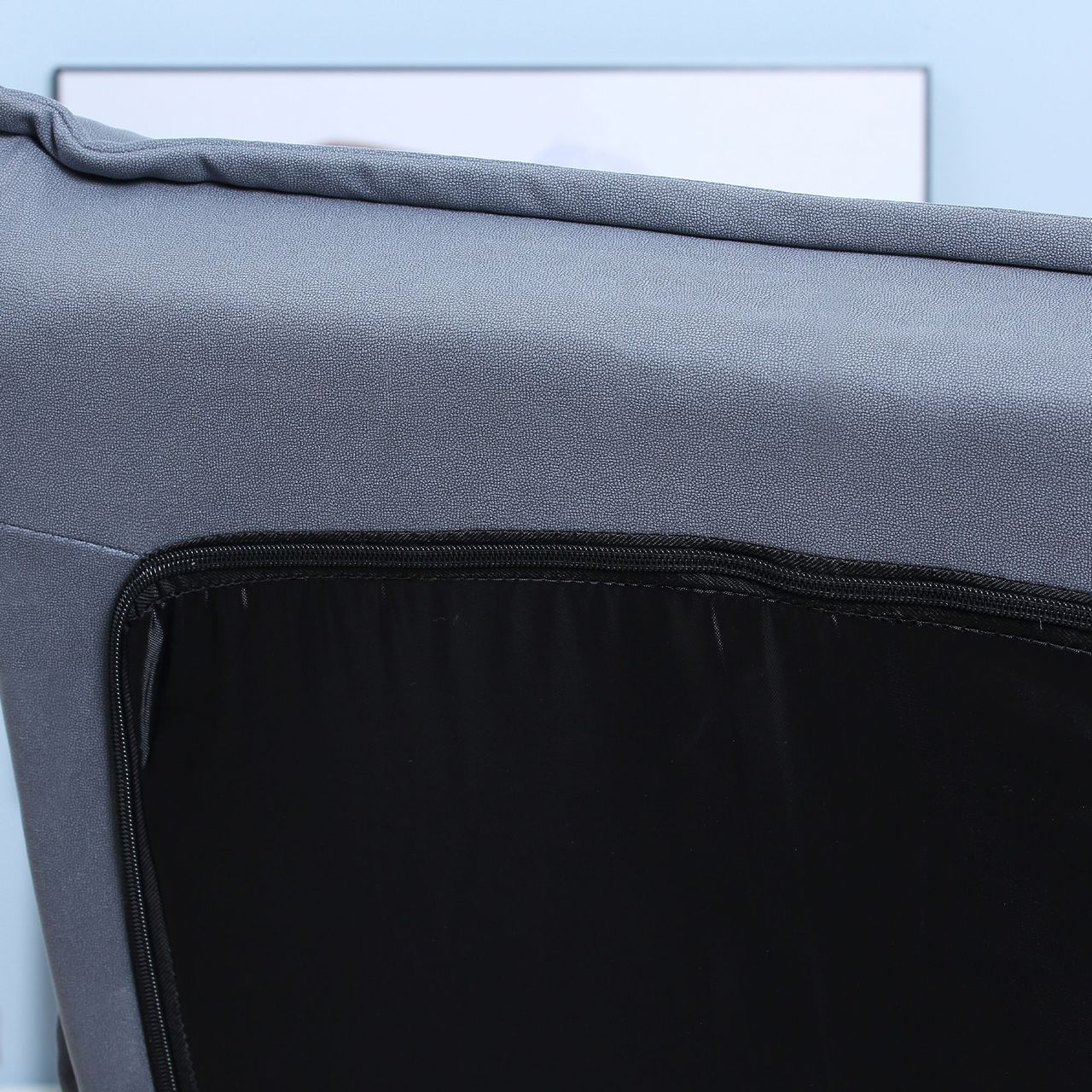 HOMCOM Bodensofa Bodenstuhl mit Verstellbarer Lehne, Drehbarer Meditationsstuhl