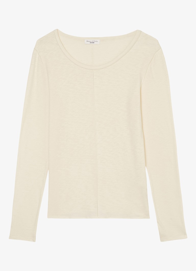 Marc O'Polo Jersey Denim Longsleeve with a melange design