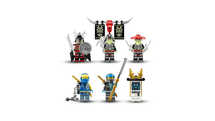LEGO NINJAGO 71785 Jays Titan-Mech, Ninja Spielzeug für Jungen & Mädchen