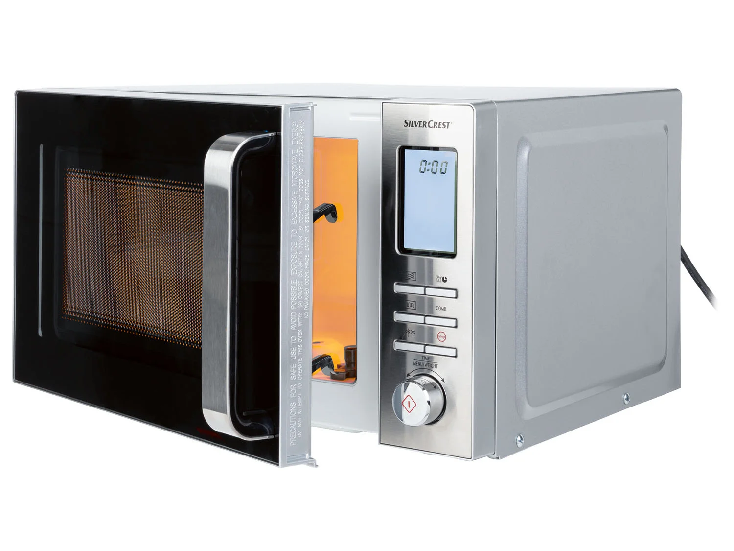 SILVERCREST® KITCHEN TOOLS Microwave digital »SMW 800 F2«, silver