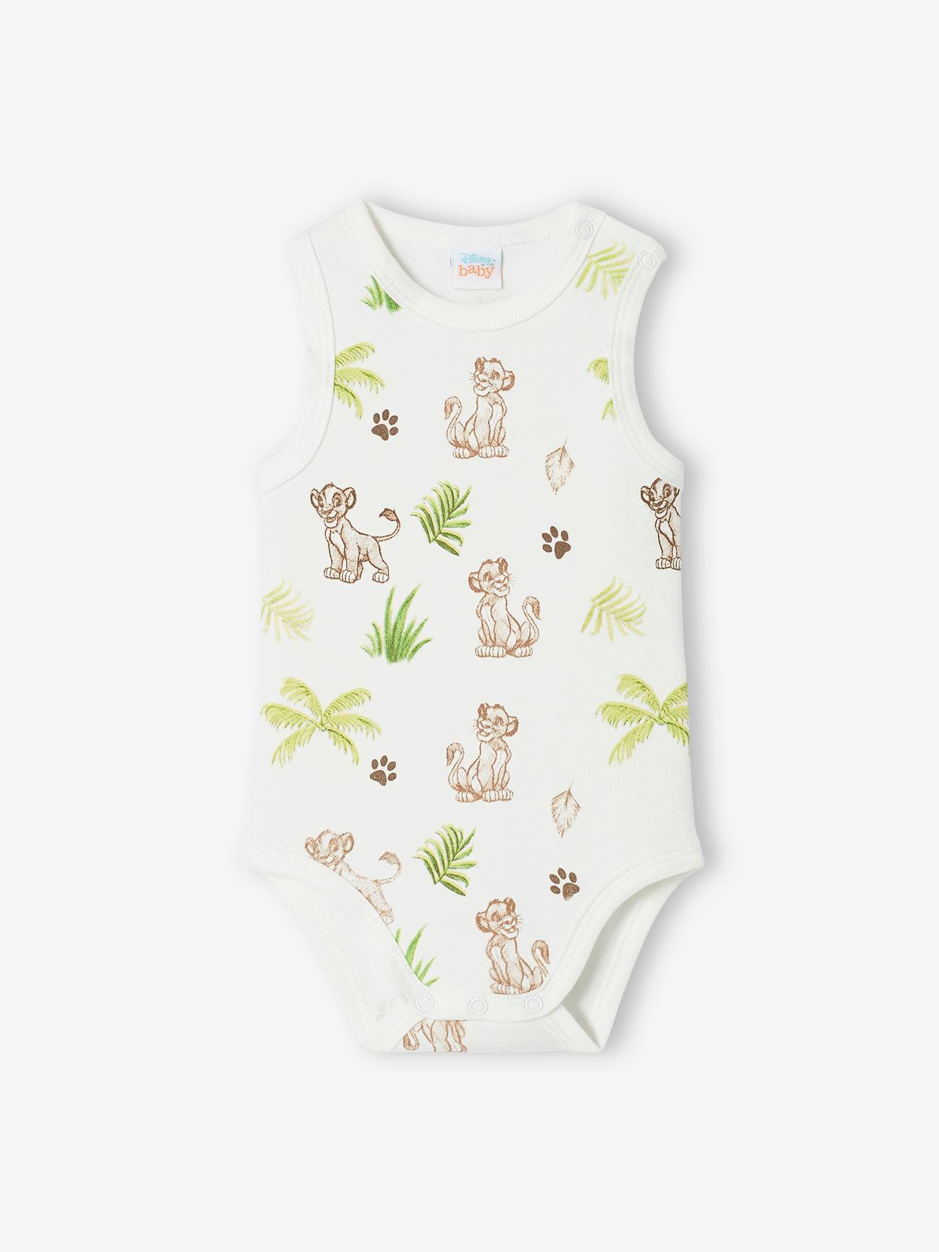 Lot de 2 bodies bébé garçon DS® Le Roi Lion caramel