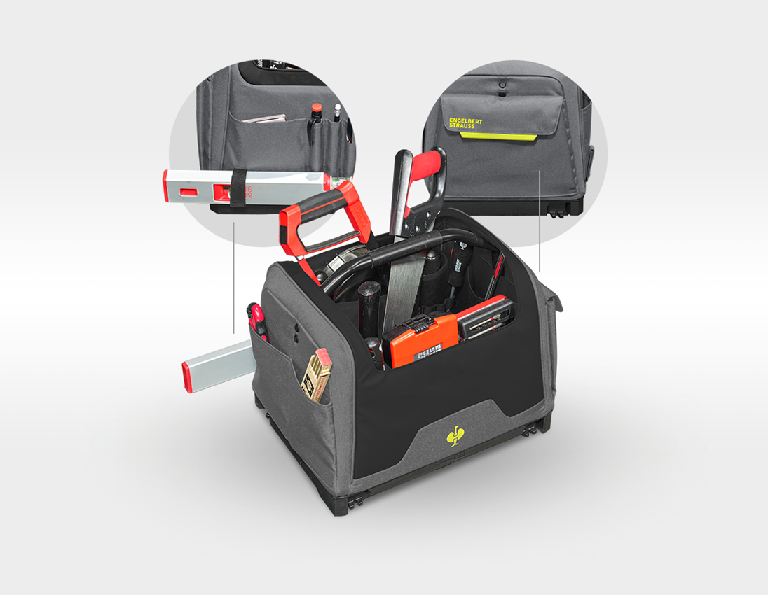 STRAUSSbox Werkzeugtasche offen