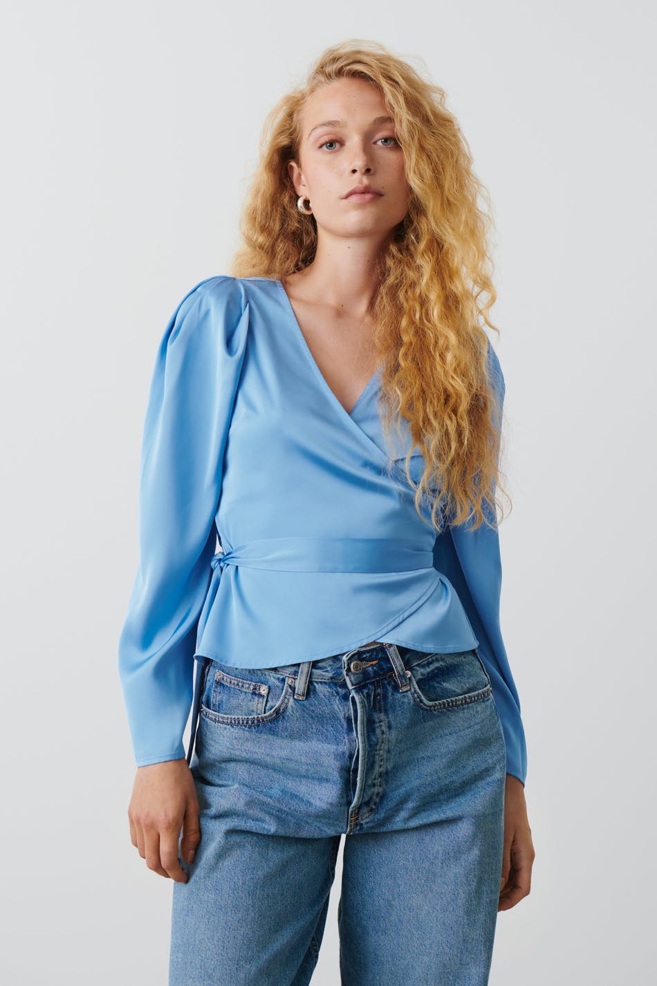 Wrap blouse