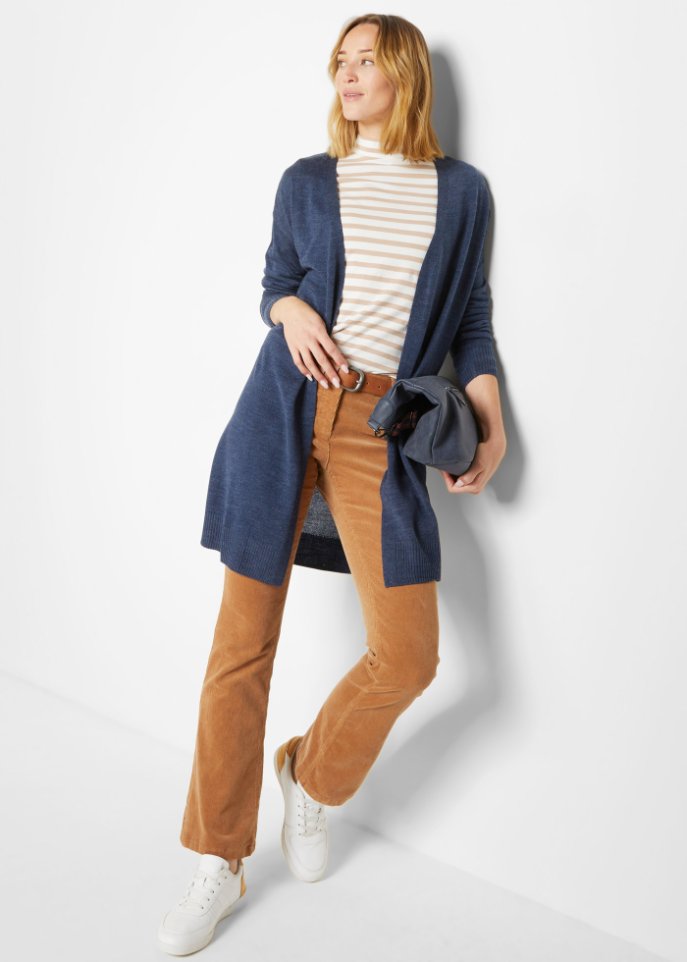 Offene Strickjacke