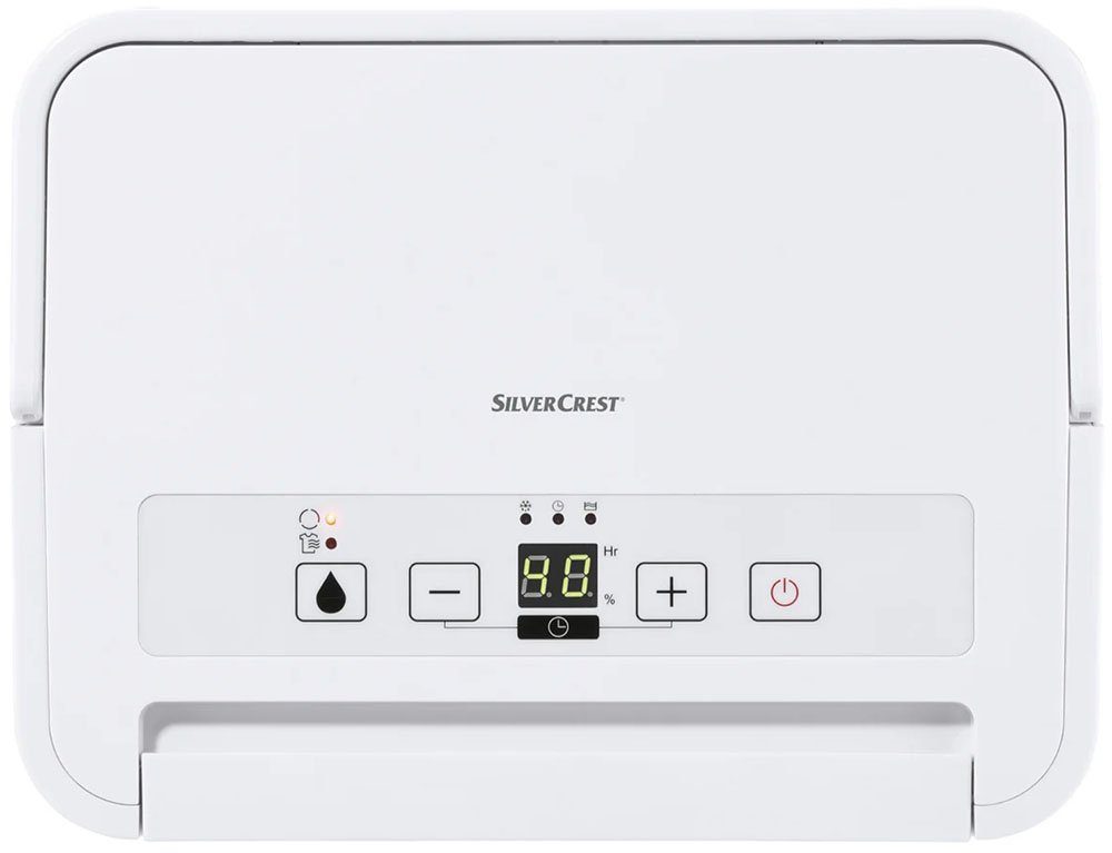 SilverCrest Luftentfeuchter SLE 200 B2, 10 Liter/24h, 245 Watt, Entfeuchtung 10,00 l/Tag, Tank 2,10 l