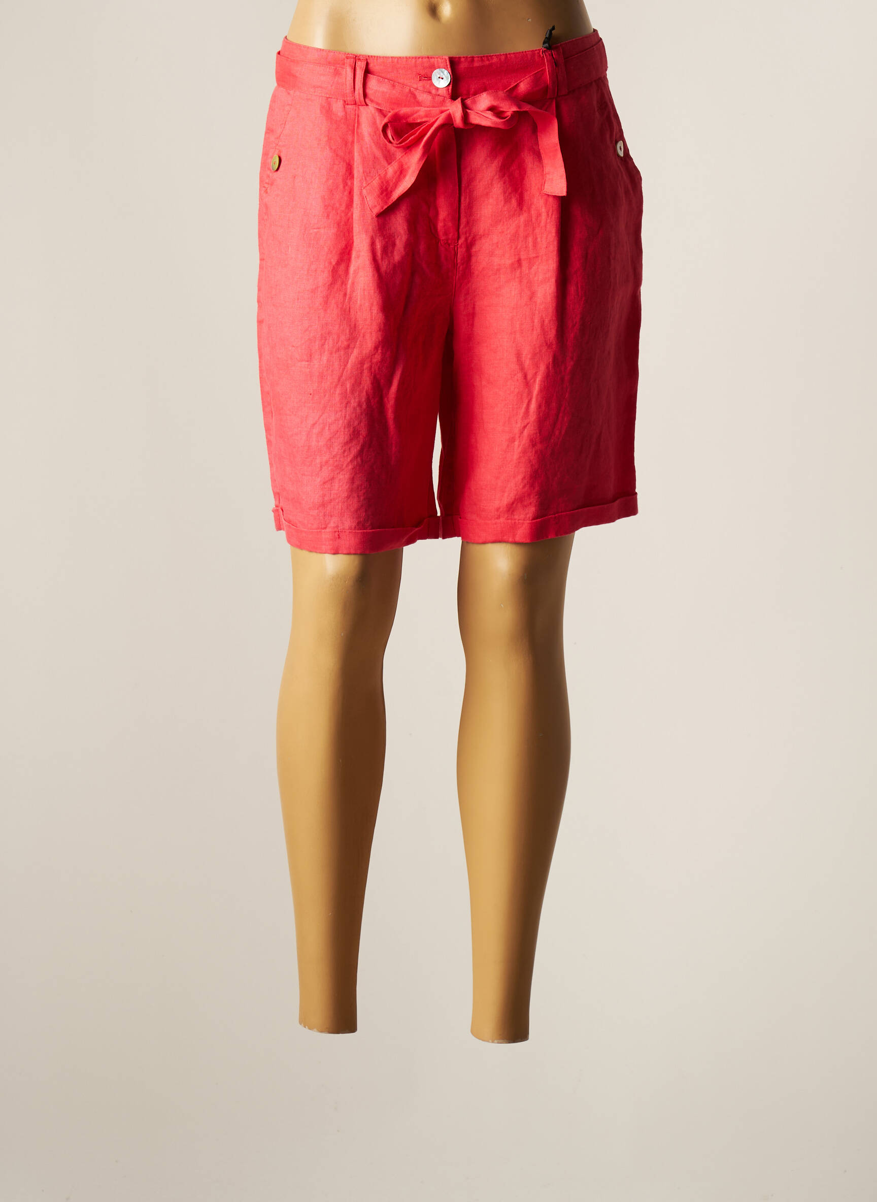 Julie Guerlande Bermudas Femme couleur rose