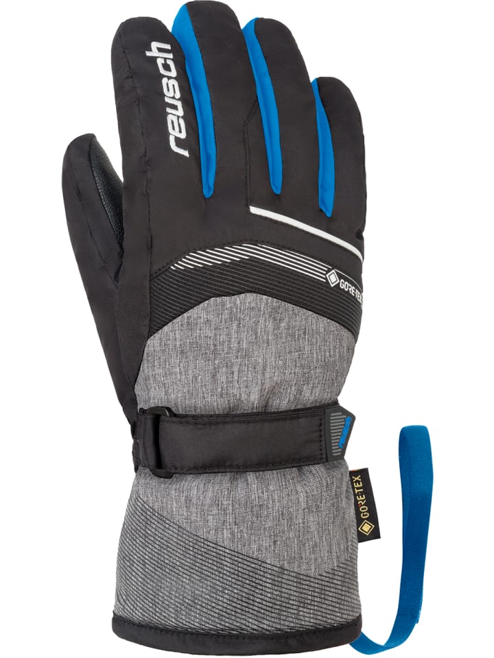 Reusch Fingerhandschuh Bolt GTX Junior in blck/blck mel/brill blue günstig kaufen