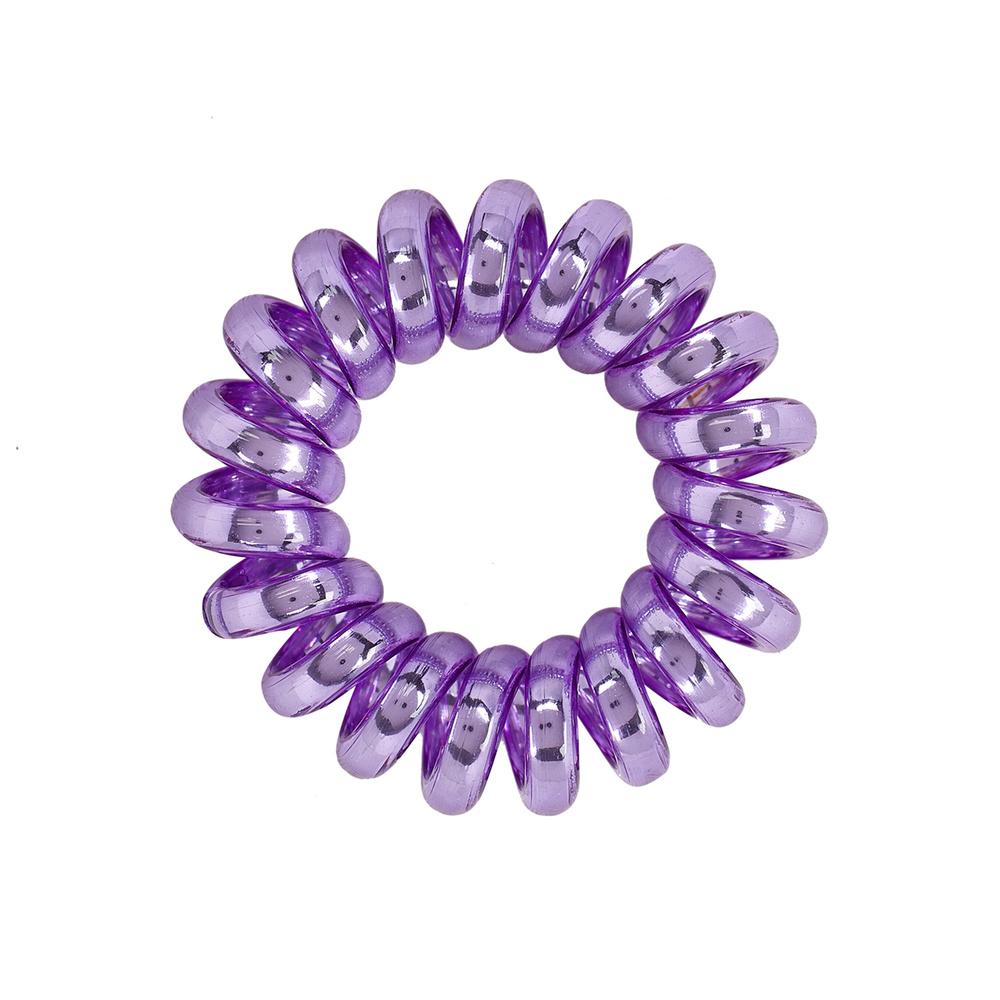 Dessata Purple Elastiques à cheveux spirales